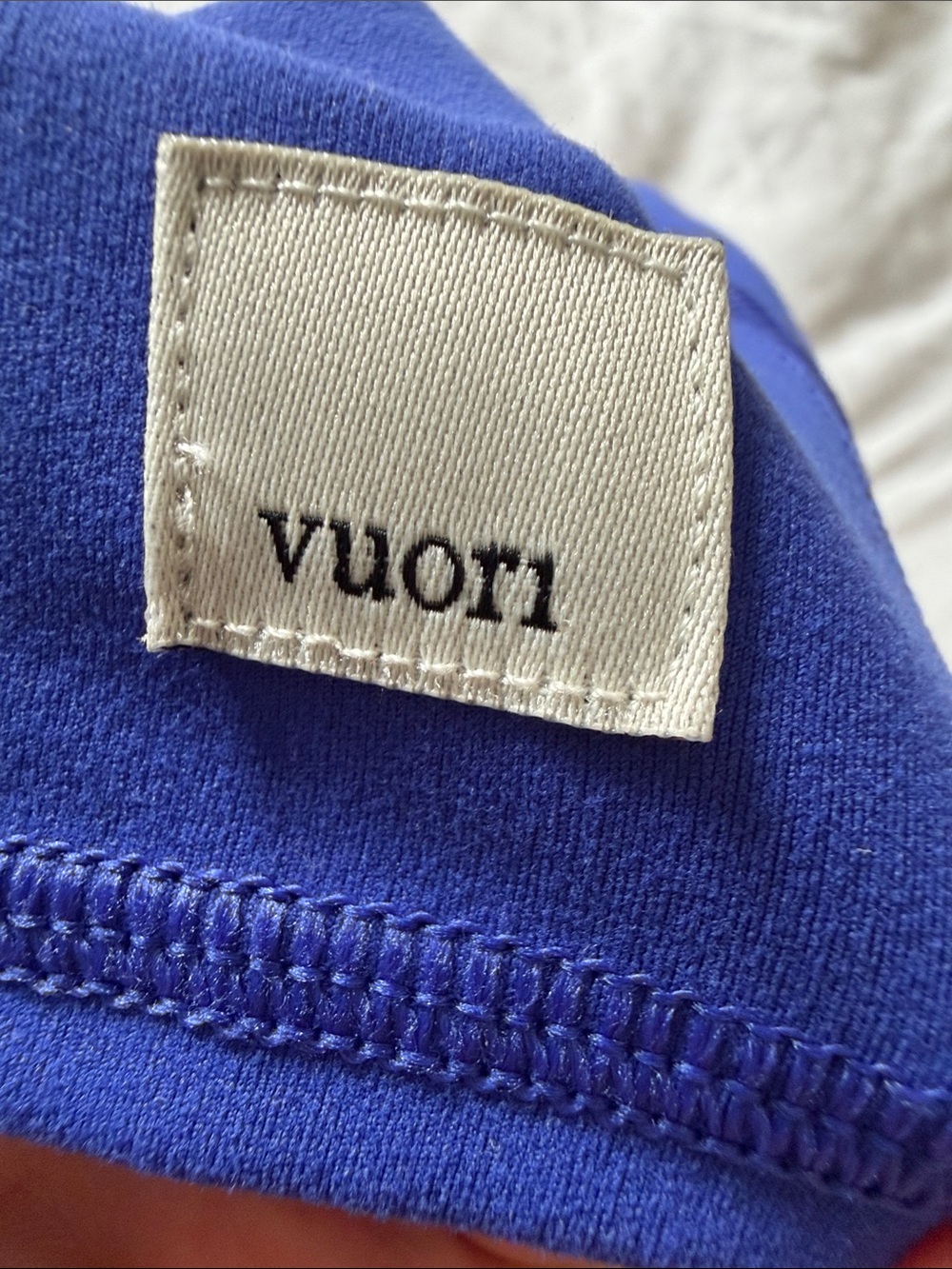 Vuori Royal Blue Crop Tank - Picture 2 of 3
